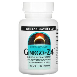 Thực phẩm chức năng Source Naturals Ginkgo-24 120 mg 120 Tablets 021078002239