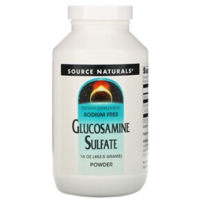 Thực phẩm chức năng Source Naturals Glucosamine Sulfate Powder Sodium Free 16 oz (453.6 g) 021078013655