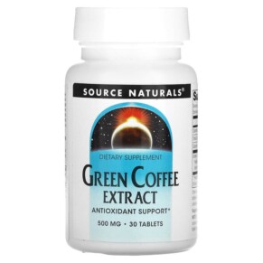 Thực phẩm chức năng Source Naturals Green Coffee Extract 500 mg 30 Tablets 021078018704
