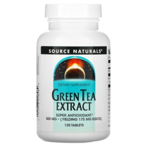 Thực phẩm chức năng Source Naturals Green Tea Extract 500 mg 120 Tablets 021078018469