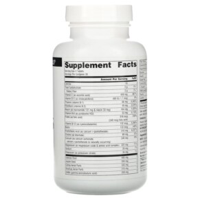 Thành phần vi chất của Source Naturals Hi-Stress B&C with Herbs 120 Tablets 021078005247