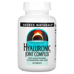Thực phẩm chức năng Source Naturals Hyaluronic Joint Complex with Glucosamine Chondroitin and MSM 60 Tablets 021078018933