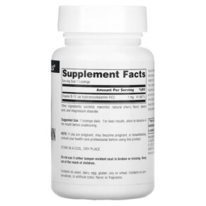 Thành phần vi chất của Source Naturals HydroxoCobalamin Vitamin B12 Cherry 1 mg 120 Lozenges 021078026556