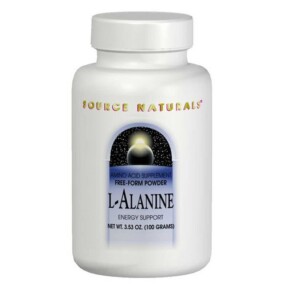 Thực phẩm chức năng Source Naturals L-Alanine 3.53 oz (100 g) 021078001485