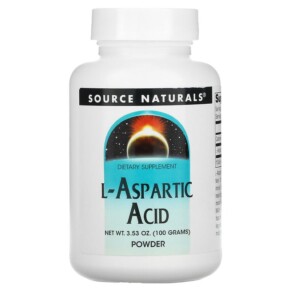 Thực phẩm chức năng Source Naturals L-Aspartic Acid Powder 3.53 oz (100 g) 021078001676