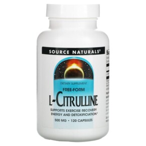 Thực phẩm chức năng Source Naturals L-Citrulline 125 mg 120 Capsules 021078020059