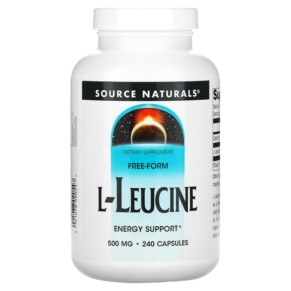 Thực phẩm chức năng Source Naturals L-Leucine 500 mg 240 Capsules 021078020547