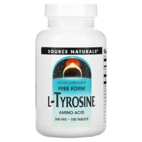 Thực phẩm chức năng Source Naturals L-Tyrosine 500 mg 100 Tablets 021078001904