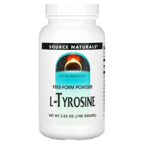 Thực phẩm chức năng Source Naturals L-Tyrosine Free-Form Powder 3.53 oz (100 g) 021078001874