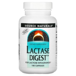 Thực phẩm chức năng Source Naturals Lactase Digest 180 Capsules 021078023685