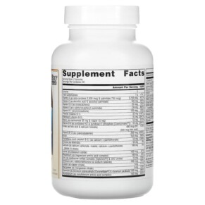 Thành phần vi chất của Source Naturals Life Force Multiple No Iron 120 Capsules 021078014911