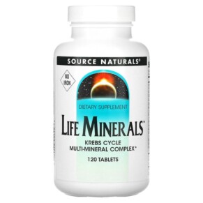 Thực phẩm chức năng Source Naturals Life Minerals No Iron 120 Tablets 021078006428