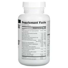 Thành phần vi chất của Source Naturals Liver Guard 120 Tablets 021078001096