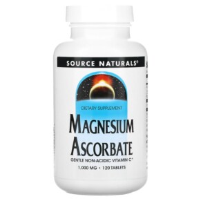 Thực phẩm chức năng Source Naturals Magnesium Ascorbate 1.000 mg 120 Tablets 021078023999