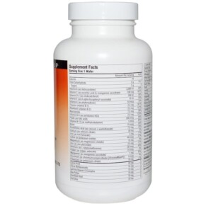 Thành phần vi chất của Source Naturals Mega-Kid Chewable Multi-Vitamin Natural Berry Flavors 60 Wafers 021078017943