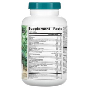 Thành phần vi chất của Source Naturals Men's Life Force Multiple 180 Tablets 021078019206