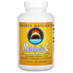 Thực phẩm chức năng Source Naturals Metabolic C 500 mg 180 Capsules 021078022039