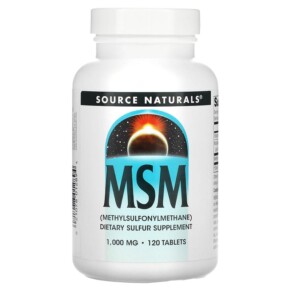 Thực phẩm chức năng Source Naturals MSM  1.000 mg 120 Tablets 021078012894