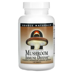 Thực phẩm chức năng Source Naturals Mushroom Immune Defense 120 Tablets 021078016106