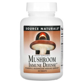 Thực phẩm chức năng Source Naturals Mushroom Immune Defense 60 Tablets 021078016090