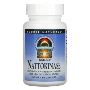 Thực phẩm chức năng Source Naturals Nattokinase 100 mg 60 Capsules 021078018858