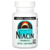 Thực phẩm chức năng Source Naturals Niacin 100 mg 250 Tablets 021078005025