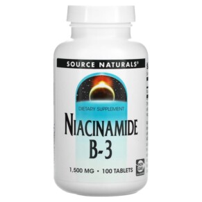 Thực phẩm chức năng Source Naturals Niacinamide B-3 1.500 mg 100 Tablets 021078005063
