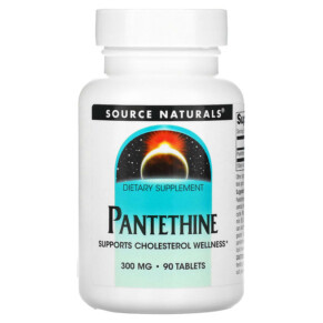Thực phẩm chức năng Source Naturals Pantethine 300 mg 90 Tablets 021078020660
