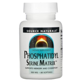 Thực phẩm chức năng Source Naturals Phosphatidyl Serine Matrix 500 mg 60 Softgels 021078019688