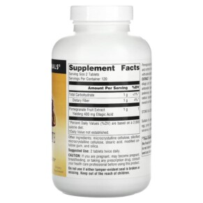 Thành phần vi chất của Source Naturals Pomegranate Extract 500 mg 240 Tablets 021078020868