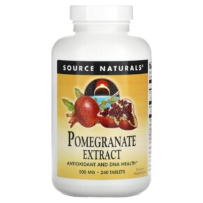 Thực phẩm chức năng Source Naturals Pomegranate Extract 500 mg 240 Tablets 021078020868