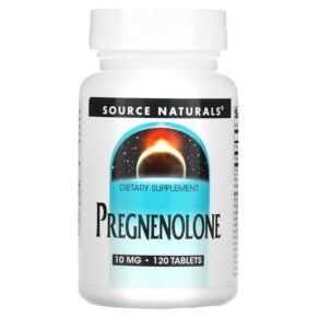 Thực phẩm chức năng Source Naturals Pregnenolone 10 mg 120 Tablets 021078007173