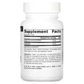 Thành phần vi chất của Source Naturals Pregnenolone 25 mg 120 Tablets 021078006787