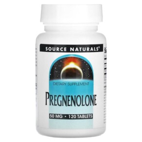 Thực phẩm chức năng Source Naturals Pregnenolone 50 mg 120 Tablets 021078009252