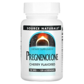 Thực phẩm chức năng Source Naturals Pregnenolone Cherry 10 mg 120 Lozenges 021078006725