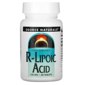 Thực phẩm chức năng Source Naturals R-Lipoic Acid 100 mg 60 Tablets 021078016649