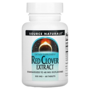 Thực phẩm chức năng Source Naturals Red Clover Extract 500 mg 60 Tablets 021078013266