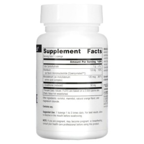 Thành phần vi chất của Source Naturals Reduced Glutathione Complex Orange  50 mg 100 Lozenges 021078013051