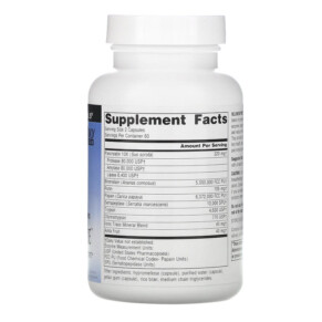 Thành phần vi chất của Source Naturals RejuvenZyme 120 Capsules 021078019411