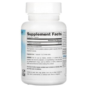 Thành phần vi chất của Source Naturals Serene Science L-Theanine 200 mg 60 Capsules 021078016465