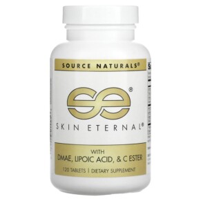Thực phẩm chức năng Source Naturals Skin Eternal with DMAE Lipoic Acid and C Ester 120 Tablets 021078014836
