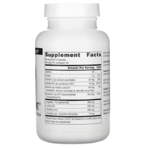 Thành phần vi chất của Source Naturals Super Amino Night 120 Capsules 021078001119