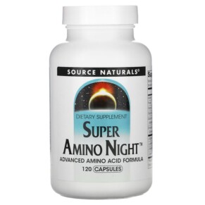 Thực phẩm chức năng Source Naturals Super Amino Night 120 Capsules 021078001119