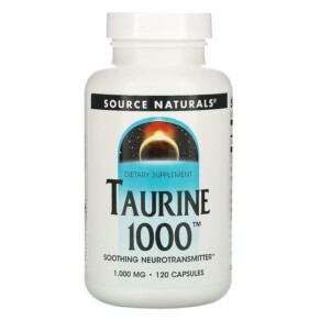 Thực phẩm chức năng Source Naturals Taurine 1000 1.000 mg 120 Capsules 021078020684