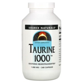 Thực phẩm chức năng Source Naturals Taurine 1000 1.000 mg 240 Capsules 021078020691
