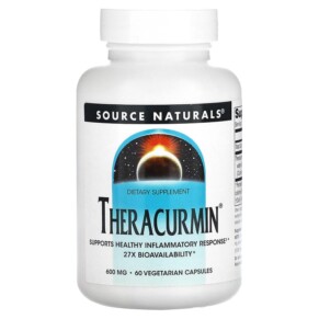Thực phẩm chức năng Source Naturals Theracurmin 600 mg 60 Vegetarian Capsules 021078026501