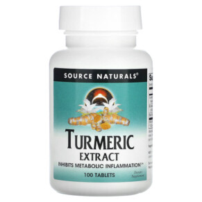 Thực phẩm chức năng Source Naturals Turmeric Extract 100 Tablets 021078000891