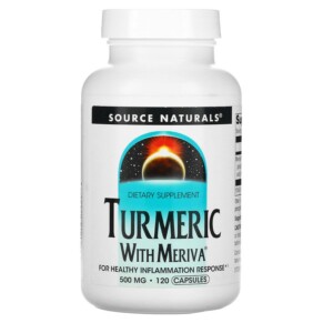 Thực phẩm chức năng Source Naturals Turmeric With Meriva 500 mg 120 Capsules 021078024248