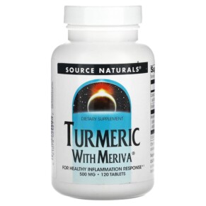 Thực phẩm chức năng Source Naturals Turmeric with Meriva 500 mg 120 Tablets 021078024217