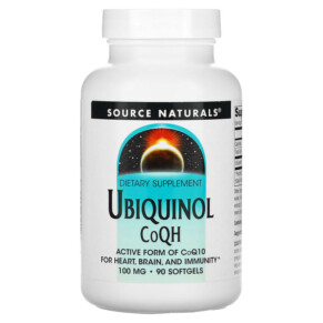 Thực phẩm chức năng Source Naturals Ubiquinol CoQH 100 mg 90 Softgels 021078021438